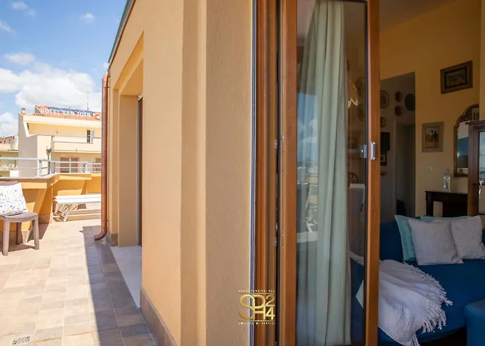 Panoramic Penthouse On The Gulf Of Appartamento Alghero